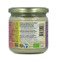 Monki White Cashew Nut Butter Bio 330GR Zijkant pot, samenstelling