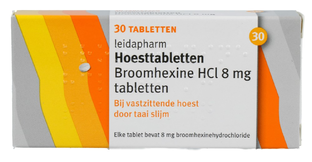 Leidapharm Broomhexine HCI 8 mg Hoesttabletten 30ST 