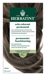 Herbatint Permanente Haarkleuring  Donker As-Blond 6C 150ML 