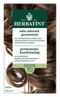 Herbatint Permanente Haarkleuring Goud-Blond 7D 150ML