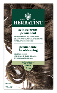 Herbatint Permanente Haarkleuring As-Blond 7C 150ML 