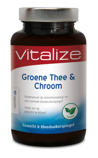 Vitalize Groene Thee en Chroom Capsules 90CP