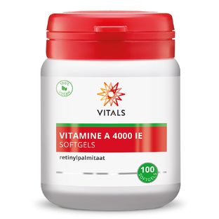 Vitals Vitamine A 4000ie Softgels 100SG 