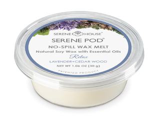 Serene House Serene No Spill Wax Melt Pod - Lavender & Cedar Wood 1ST 