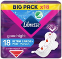 Libresse Goodnight Ultra Large With Wings Maandverband 18ST