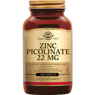 Solgar Zink Picolinaat 22 mg Tabletten 100TB 