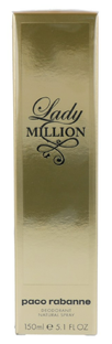 Paco Rabanne Lady Million Deodorant Spray 150ML 