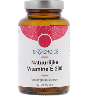 TS Choice Natuurlijke Vitamine E 200 Capsules 60CP 