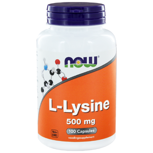 NOW L-Lysine 500mg Capsules 100ST 