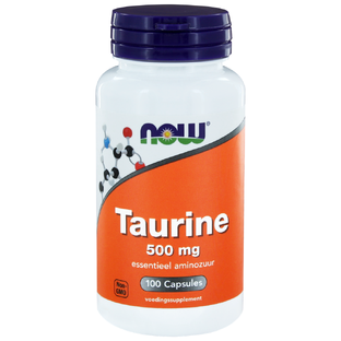 NOW Taurine 500mg Capsules 100ST 