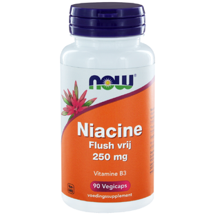 NOW Niacine Flush Vrij 250mg Capsules 90ST 