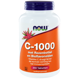 NOW C-1000 Rozenbottel & Bioflavonoïden Tabletten 250ST 