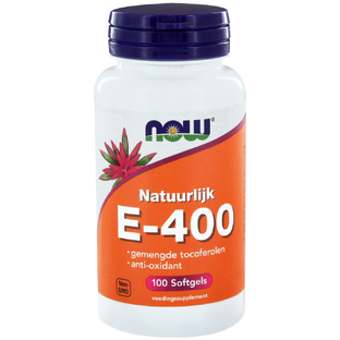 NOW E-400 Gemengde Tocoferolen Softgels 100ST 