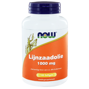 NOW Lijnzaadolie Capsules 100 STK 100ST 