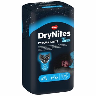 Huggies DryNites Boys Tiener Maat L (27-57kg) 9ST 