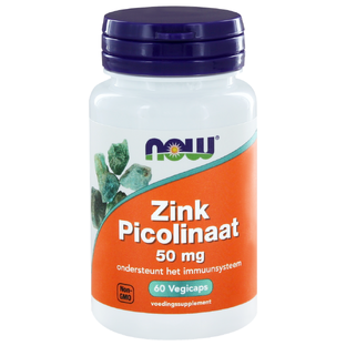 NOW Zink Picolinaat 50mg Capsules 60ST 