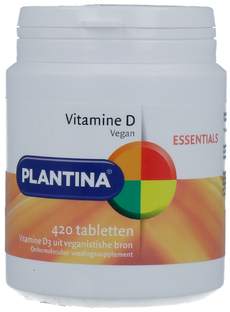 Plantina Essentials Vitamine D Tabletten 420TB 