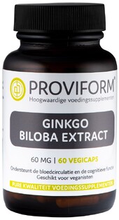 Proviform Ginkgo Biloba Extract 60mg Vegicaps 60VCP 