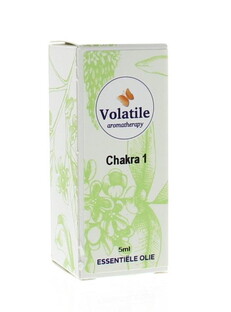 Volatile Chakra 1: Stuit-, Basis- Of Wortelchakra Olie 5ML 