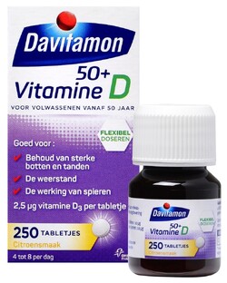 Davitamon Vitamine D 50+ Tabletten 250TB 