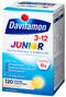 Davitamon Junior 3+ KauwVitamines Banaan 120KTBverpakking diagonaal