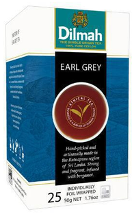 Dilmah Earl Grey Thee Zakjes 25ZK 