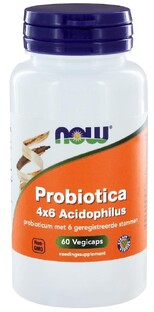 NOW 4x6 Acidophilus Capsules 60ST 