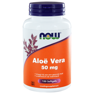 NOW Aloë Vera 50 mg Softgels 100ST 