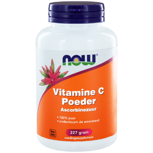 NOW Vitamine C Poeder 100% Ascorbinezuur 227GR 