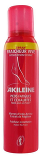 Akileine Spray Ultrafris Vermoeide en Hete Voeten 150ML 