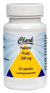 Clark Papaine 500mg Capsules 50CP 