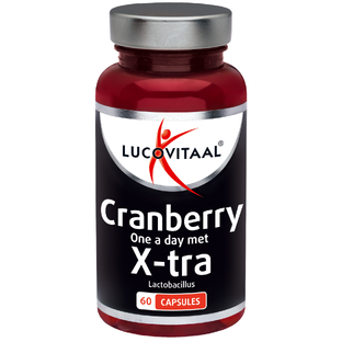 Lucovitaal Cranberry met X-tra Lactobacillus Capsules 60CP 