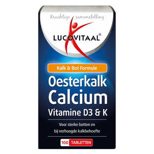 Lucovitaal Oesterkalk Calcium Tabletten 100TB 