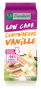 Damhert Low Carb Centwafers vanille 150GR 