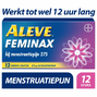 Aleve Feminax bij Menstruatiepijn Tabletten 12TB Vorkant verpakking Feminax