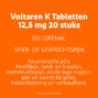 Voltaren K 12,5 mg pijnstiller Filmomhulde Tabletten Diclofenac-Kalium 10TB 77368