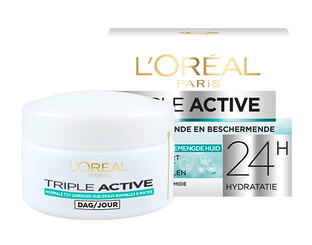 L'Oréal Paris Triple Active Dagcrème Normale, Gemengde Huid 50ML 