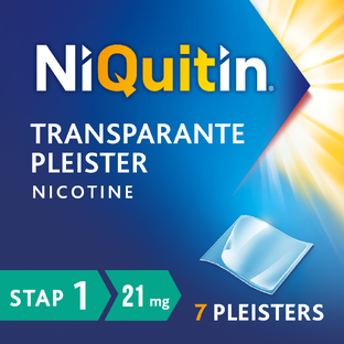 Niquitin Clear Pleisters 21mg Stap 1 7ST 