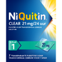 Niquitin Clear Pleisters 21mg Stap 1 7ST 60129