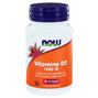 NOW Vitamine D3 1000IE Softgels 90ST 