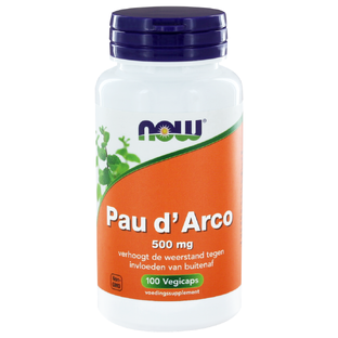 NOW Pau D'Arco 500mg Capsules 100ST 