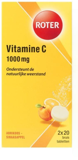 Roter Vitamine C 1000mg Sinaasappel Abrikoos Bruistabletten 40ST 