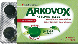 Arkopharma Arkovox Menthol & Eucalyptus Pastilles 8ST 