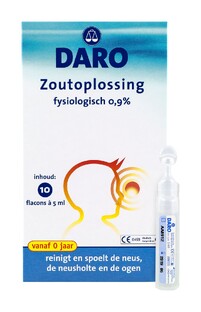 Daro Kind Zoutoplossing Fysiologisch 10ST 