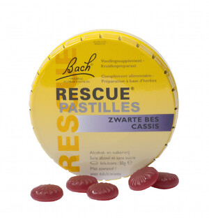 Bach Rescue Pastilles Zwarte Bes 50GR 