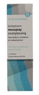 Leidapharm Zoutoplossing Voor Baby En Kind 15ML 