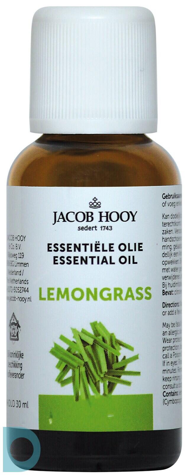 manipuleren Geschikt draadloze Jacob Hooy Essentiële Olie Lemongrass 30ml