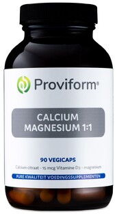 Proviform Calcium Magnesium 1:1 & D3 V- Capsules 90VCP 