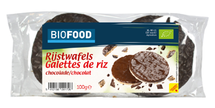 Damhert Biofood Rijstwafels Chocolade 100GR