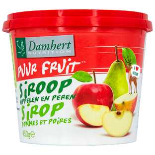 Damhert Puur Fruit 100% Siroop Appel-Peer 450GR